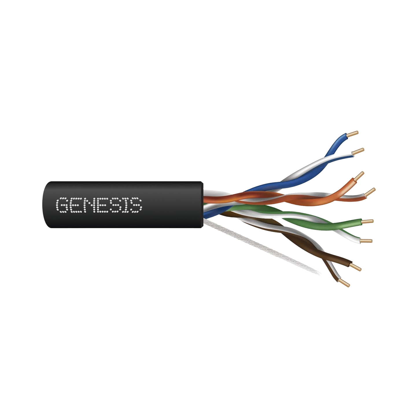 6360-1108 - Bobina de Cable de 305 Metros (1000 Pies) UTP Cat6 RISER / Color Negro / UL, CMR SPNLS, Probado a 350 Mhz / Para Aplicaciones de CCTV, Redes de Datos, IP Megapixel, Control RS485