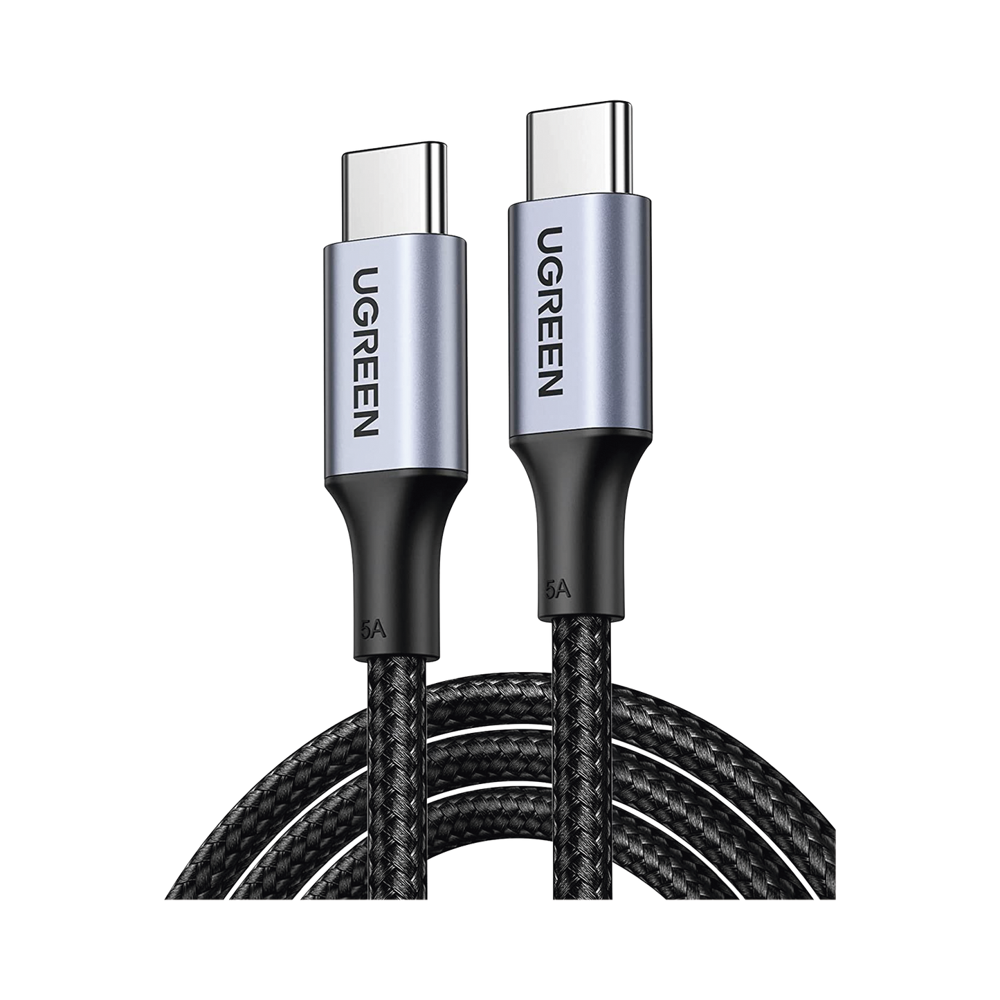70427 - Cable USB-C a USB-C | 1 Metro | Carga Rápida de hasta 100W | Transferencia de datos 480 Mbps | PD3.0 | QC4.0/3.0/2.0 | FPC | AFC | Protección Integrada| Caja de Aluminio | Nylon Trenzado | Amplia Compatibilidad | Color Negro.