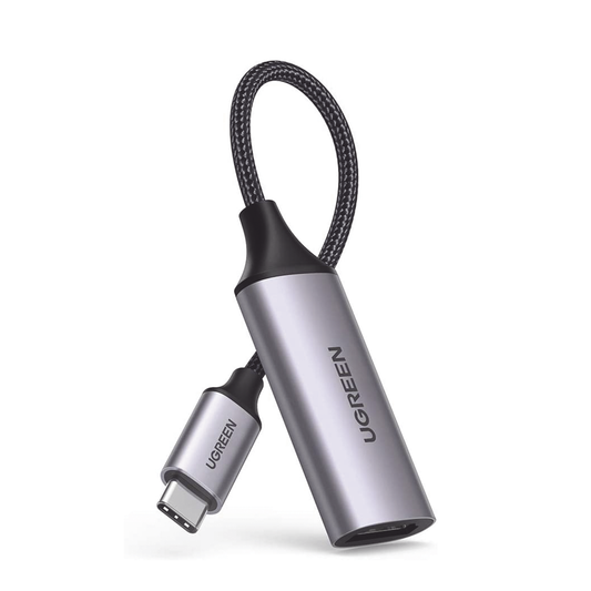 70444 - Cable Adaptador USB C a HDMI 4K@60Hz / Convertidor Thunderbolt 3 / Caja de Aluminio / HDMI V2.0 / 3D / Longitud del Cable 10 cm (3.94 Pulgadas)