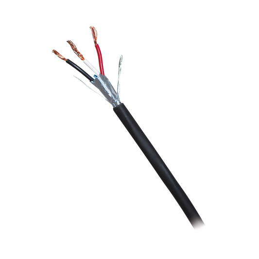 71-12 CAJA DE 305 METROS DE CABLE BLINDADO DE 3 X 18 AWG BLINDADO NEGRO
