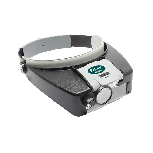 711-IN-016 - Lampara LED en correa frontal con lentes de aumento 1.8X, 2.6X y 5.8X.