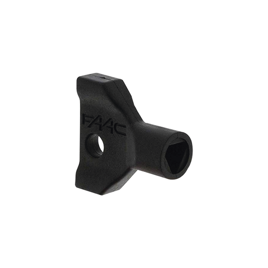 713002 Llave Triangular de Desbloqueo Para barreras FAAC