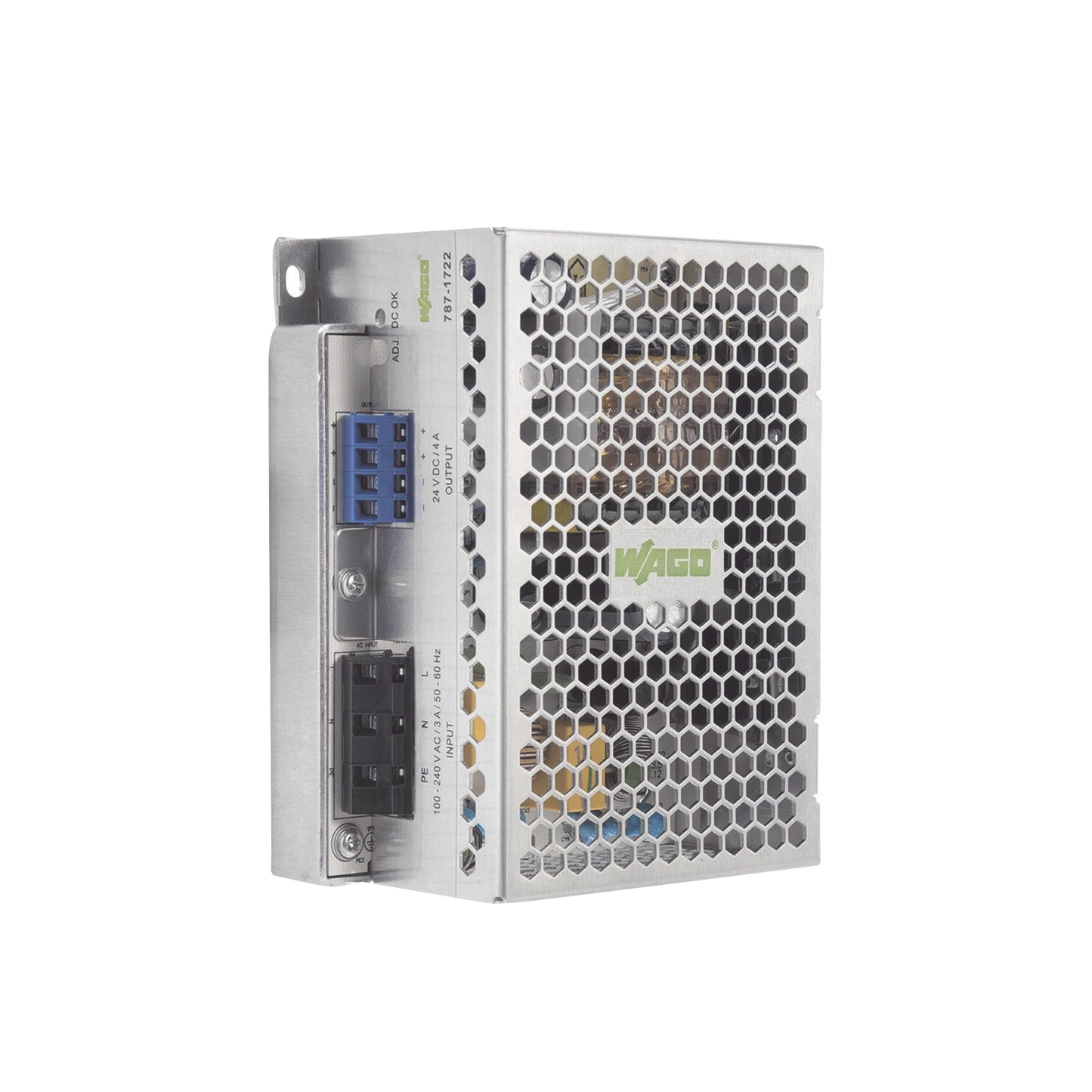 787-1722 Fuente de alimentación con sincronización primaria; ECO; monofásico; Tensión de salida 24V DC; Corriente de salida 5A; DC-OK LED