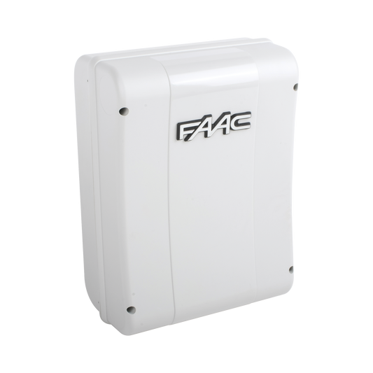 7902862 Cuadro de mando FAAC E024S para operadores abatibles  FAAC S418 y FAAC 770N