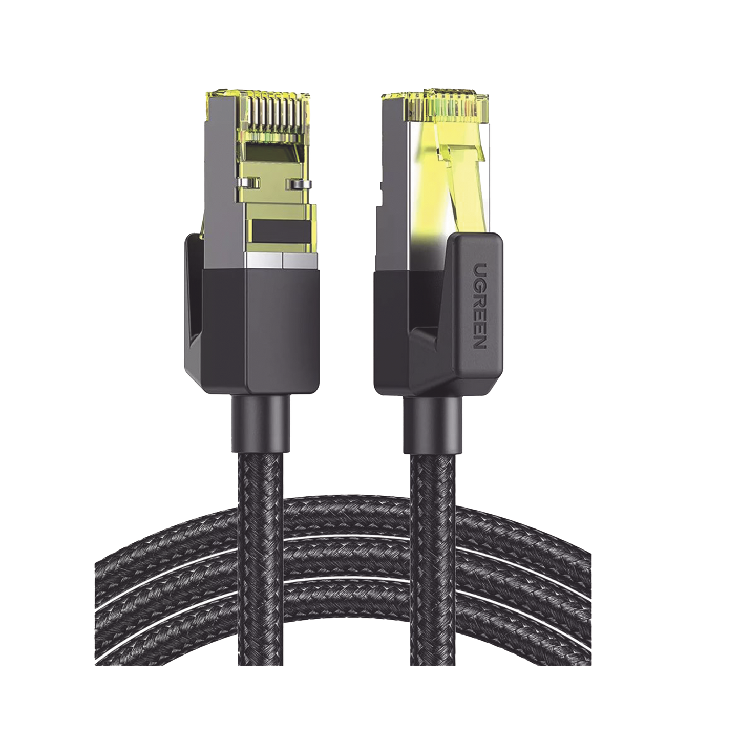 80421 Cable Ethernet Cat7 CLASSâ? F/FTP Redondo con Malla de Nylon 1 Metro