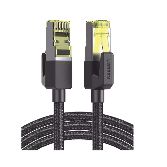 80421 Cable Ethernet Cat7 CLASSâ? F/FTP Redondo con Malla de Nylon 1 Metro