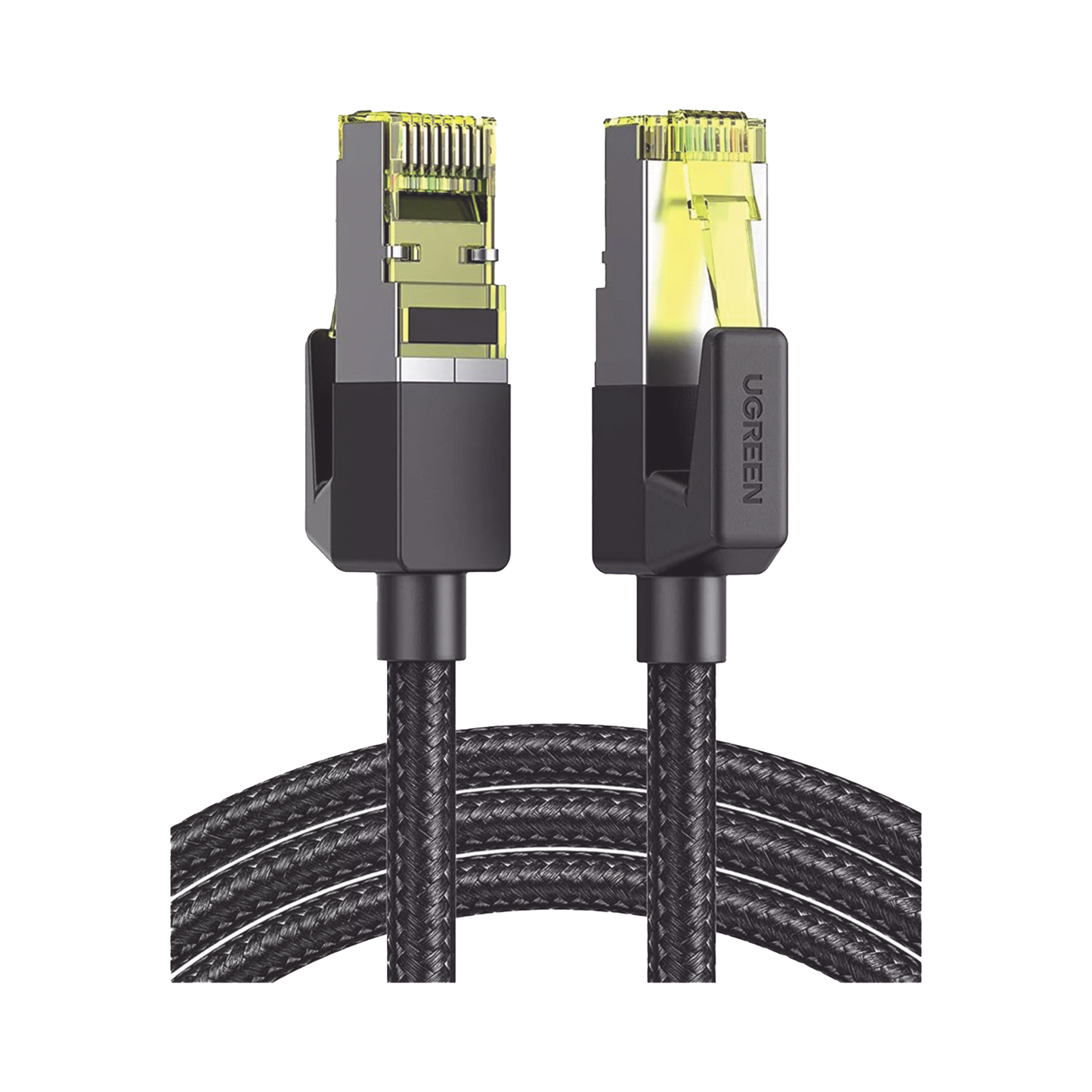 80424 Cable Ethernet Cat7 CLASSâ? F/FTP Redondo con Malla de Nylon 3 Metros