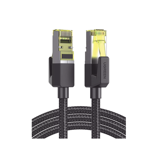 80425 Cable Ethernet Cat7 CLASSâ? F/FTP Redondo con Malla de Nylon 5 Metros