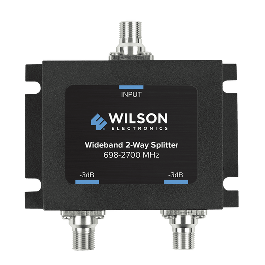 850-034 - Divisor de Potencia Coaxial 2 Vías / 698-2700 MHz / 75 Ohm / Pérdida por División 3 dB / Aislamiento ≥20 dB / Conector F-hembra / Diseño Microstrip