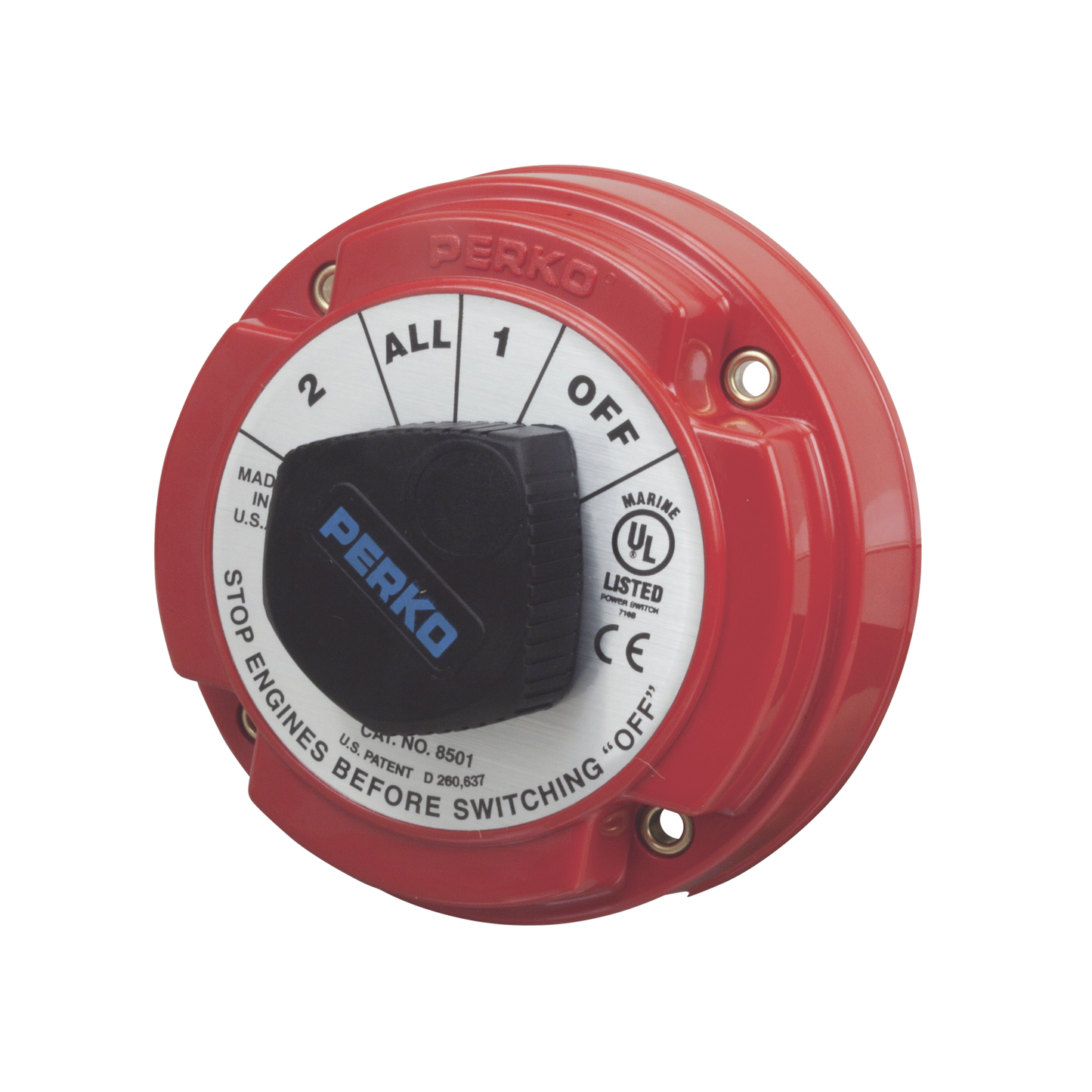 8501DP - Switch Selector de Batería de Servicio Mediano, para Sistemas Eléctricos Marinos