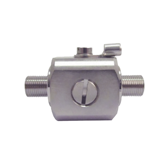 859-992 - Protector contra descargas eléctricas. Cubre los rangos de frecuencia de los amplificadores de Señal Celular. 75 Ohm. Conectores F hembra.