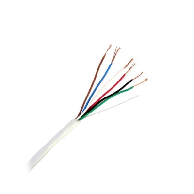 92-96 Bobina de 305 Metros / 6 x 22 AWG  / Cable de Cobre / Tipo CMR / Para Interior / Para Aplicaciones de Control de Accesos / Alarmas de Intrusión / Automatización / Interfonos y TV Porteros