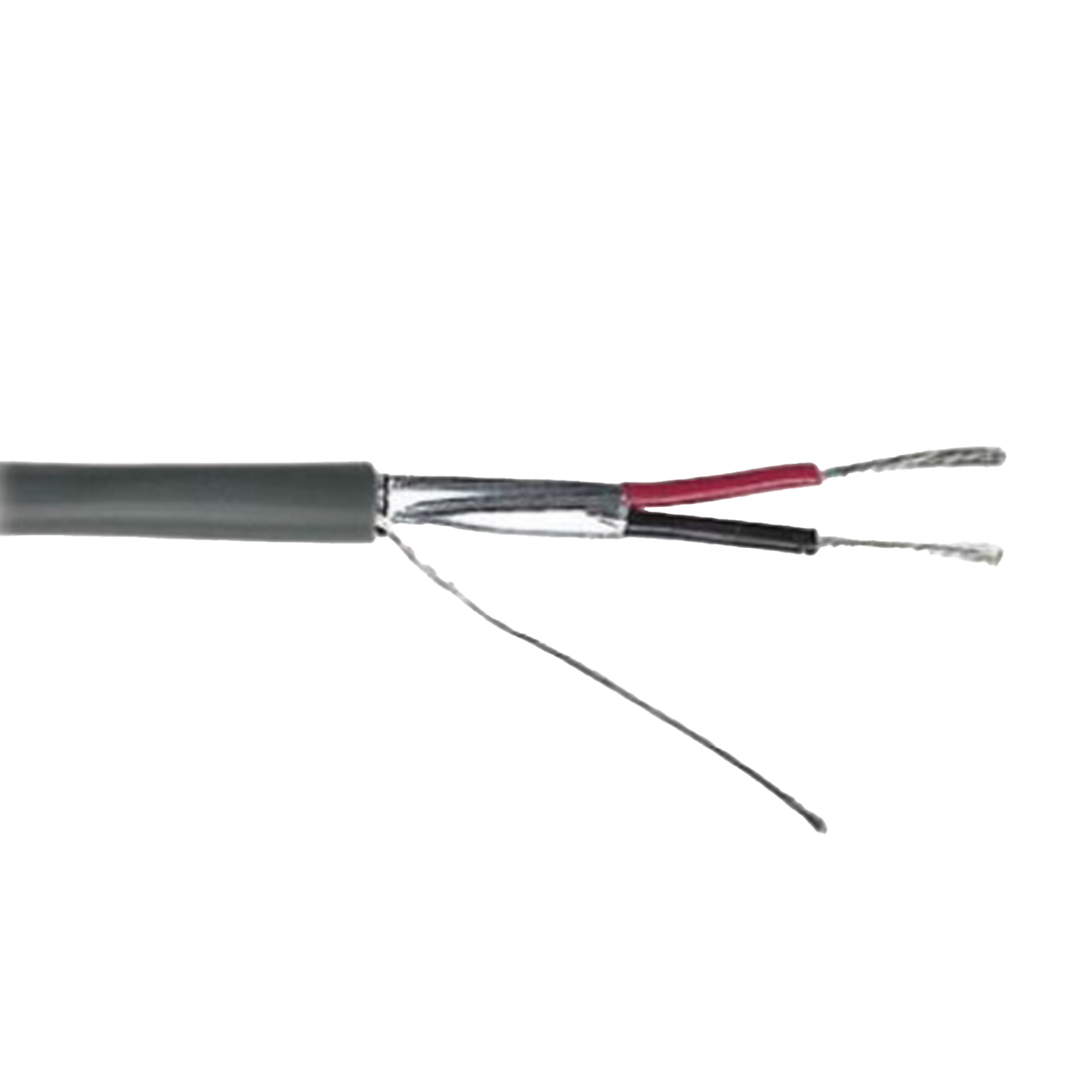 9297 Cable Calibre 22 / 2 Conductores / Blindado / 305 Metros / Riser / UL / Color Gris / Hecho en México