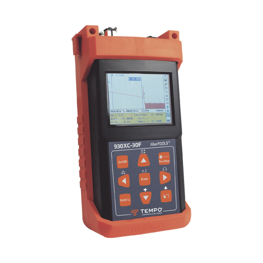 930XC-30F-APC-SC OTDR para pruebas en Enlaces de Fibra Óptica, lambdas 1310/1550/1625 nm / Prueba Fibra Viva