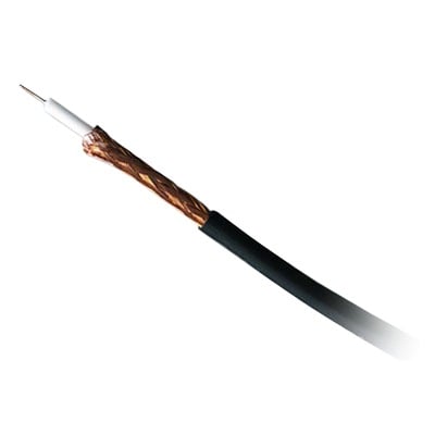 9601 Cable Coaxial RG6, 305 metros RG6, Malla 96%, Hecho en México / Intemperie