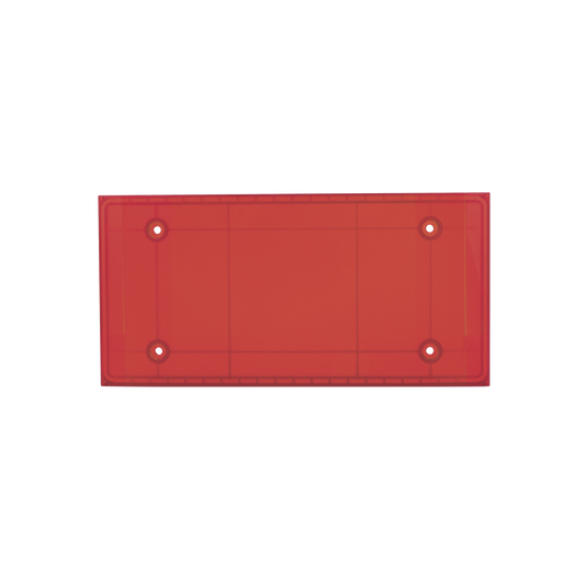 9ALRDNL14000 - Domo Central Pequeño de reemplazo para barra de luces SP216 de la marca SignalPro, Color Rojo