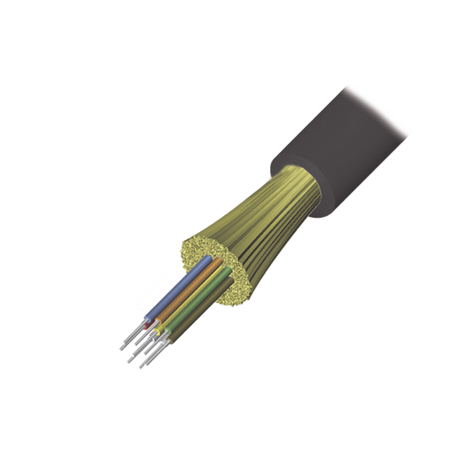 9GD5H006D-T501M Cable de Fibra Óptica de 6 hilos, Interior/Exterior, Tight Buffer, No Conductiva (Dieléctrica), LS0H, Multimodo OM4 50/125 optimizada, 1 Metro
