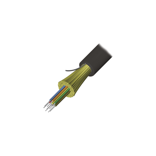 9GD8P006D-E201A Cable de Fibra Óptica de 6 hilos, Interior/Exterior, Tight Buffer, No Conductiva (Dielectrica), Plenum, Monomodo OS2, 1 Metro