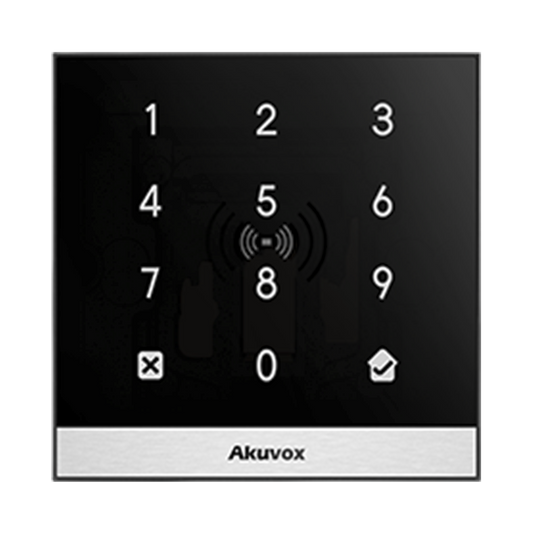 A02 Teclado de Control de Acceso Inteligente / Administración 100% en la Nube / Interfaz WEB / POE / Lector Prox 125 kHz / MIFARE 13.56MHz / NFC / APP Smart Plus / Control de 1 Puerta / PIN Para Visitas / IP65