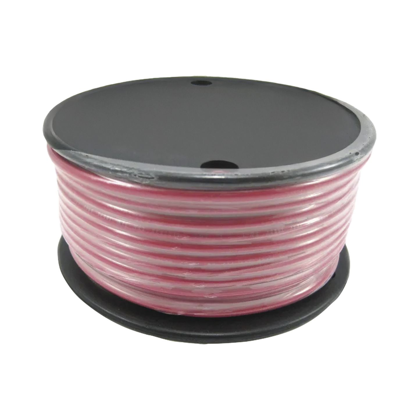 Rollo de cable grado marino calibre 12 en color rojo de 100 pies (30.48 m).