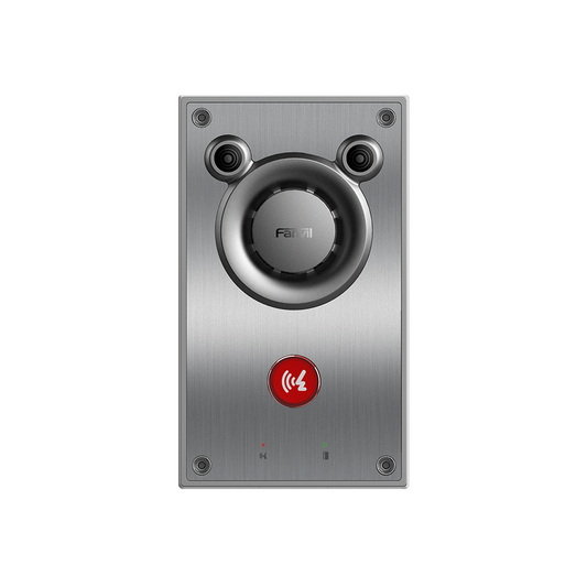 A12F - Intercomunicador IP, Altavoz 10W, 2 relevadores con botón para llamada, anti-vandálico, IP66 e IK10, PoE