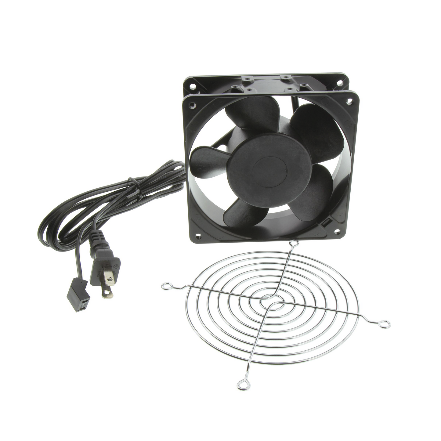 A4AXFNPG - Ventilador Axial Compacto, de 4 Pulgadas, 100 CFM, 115 Vca, De Acero, Color Negro