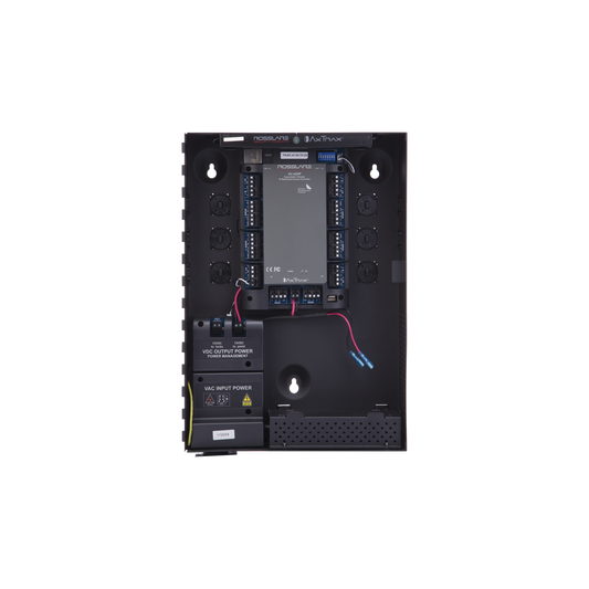 AC-425IP-BU Controlador de Acceso para 4 Lectoras / Expandible a 4 Lectores Adicionales / 30,000 Tarjetas / 20,000 Eventos / Incluye Gabinete y Fuente de Alimentación / Nueva Generación!