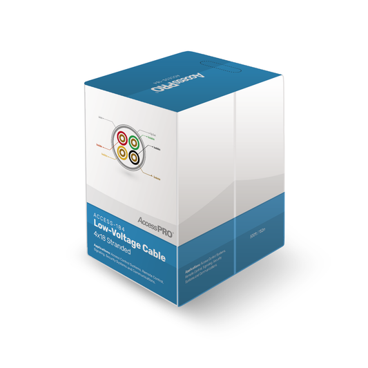 ACCESS-184/500 Bobina de 152 metros, 4 x 18 AWG, FRPVC, CM, para aplicaciones en control de acceso