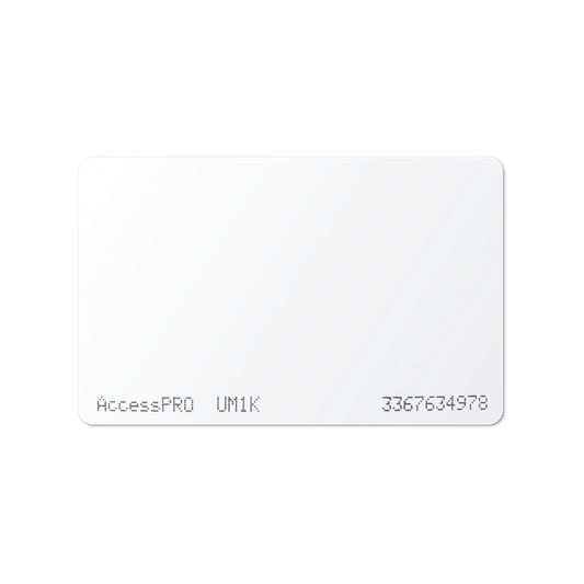 ACCESS-DUAL-UM Tarjeta Tecnología Dual: RFID (UHF) 900MHz/MIFARE; 13.56MHz Para Oficinas y Estacionamientos