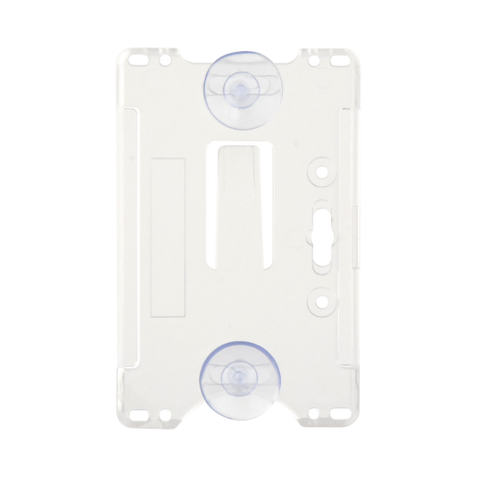 ACCESS-HOLDERA Porta tarjeta de plastico ABS / Transparente / Compatible con tarjetas ACCESSCARDEPC / PROCARDX o Formato CR80