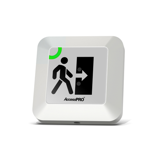 ACCESSK4DTR Botón de Salida sin Contacto Compatible con Control Remoto / Temporizado / Distancia Ajustable  / Diseño Moderno