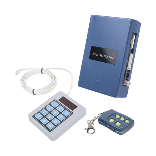 ACCESSPRO220 Receptor Inalambrico Universal, Mando a Distancia, Controles Administrables, Hasta 1600 usuarios, compatible con Barreras y Motores de puertas