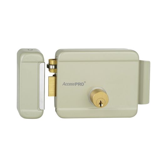 ACCESSRIML Cerradura Eléctrica / Incluye Llave  / Exterior / Izquierda