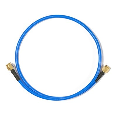 ACRPSMA Jumper MikroTik (Flex-guide) de 50 cm, Núcleo de Cobre-Plateado, Conectores SMA-Macho Inversos, Hasta 6 GHz.