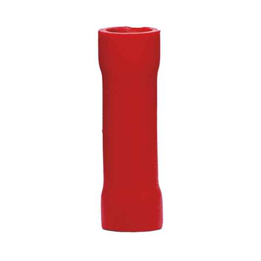 AE-055-90 - Conector a tope aislado / 22 - 16 AWG / Rojo / Paquete de 25 piezas