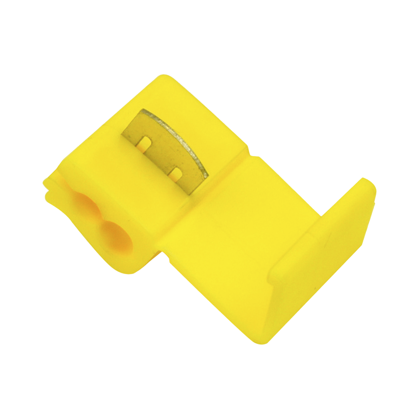 AECW-5-5 - Conector rápido / 12 - 10 AWG / Amarillo / Empalme seguro y rápido sin pelar cables / Paquete de 25 piezas.