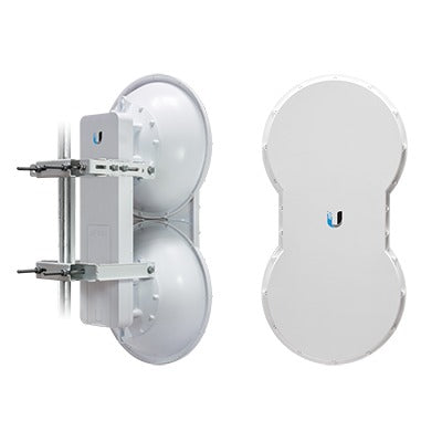 AF-5 - Radio de Backhaul de alta capacidad full duplex, tecnología airFiber hasta 1.2 Gbps, 5 GHz (5470 - 5950 MHz) con antena integrada de 23 dBi