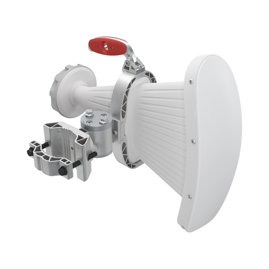 AH90WB - Antena Sectorial Asimétrica de 90° 4900 - 7125 MHz, 15 dBi con soporte mejorado, listas para TwisPort sin pérdida