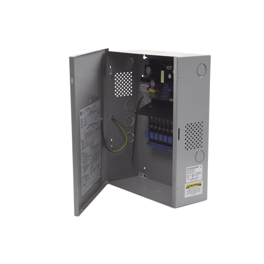AL400ULACM 12 o 24 Vcc @ 4 A / Fuente tipo control / 8 circuitos de control ( NO / NC ) / capacidad de respaldo / requiere baterías.