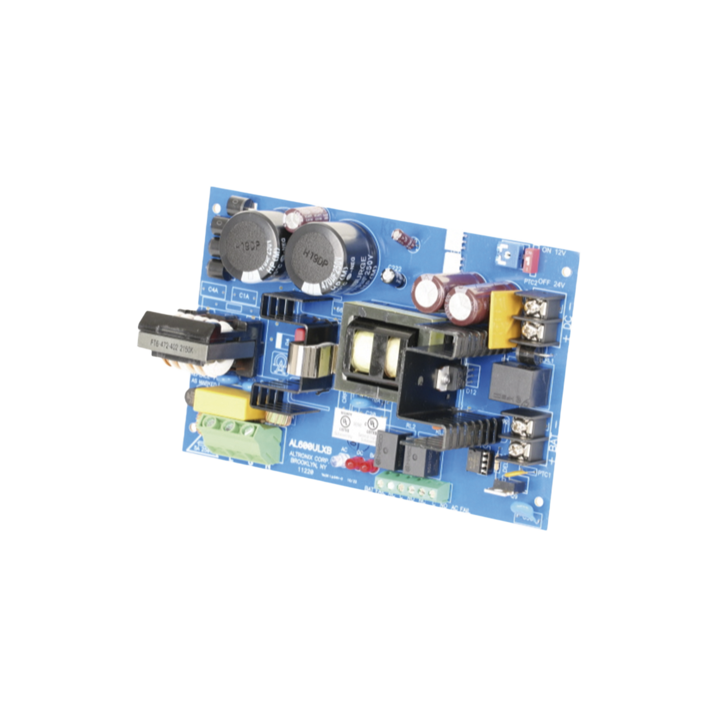 AL-600-ULX-B - Fuente de alimentación / Tipo tarjeta /  salida única/  12/24 Vcc / 6 A / Entrada 115 Vca