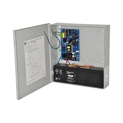 AL-600-ULX 12 o 24 Vcc @ 6 A / fuente de alimentación / 1 salida / capacidad de respaldo / requiere batería