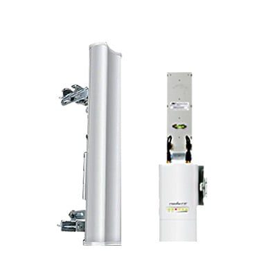 AM-2G15-120 Antena sectorial para radio estaciones base airMAX de 120 grados de cobertura horizontal, 2 GHz (2.3-2.7 GHz) de 15 dBi
