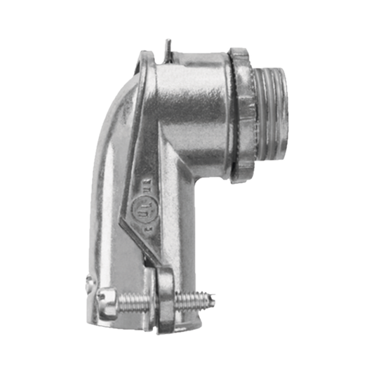 ANC-FXC38 - Conector curvo para tubo flexible   3/8" (9.5 mm)