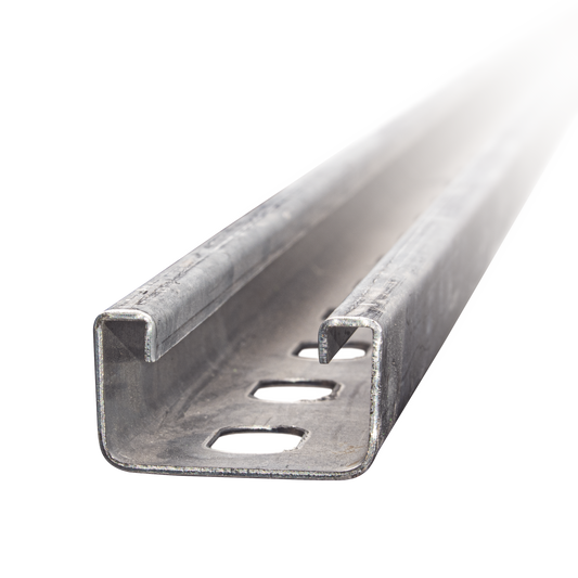 ANC-UOC4X2 - Unicanal Perforado 4 X 2 cm X 3 m / Calibre 14 / Galvanizado Electrolítico.