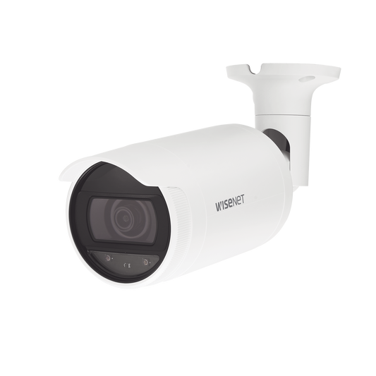 AN-OL7012R Cámara IP Tipo Bala 4 Megapíxel / Lente 3mm / IR 30M / WDR 120db / IP66 / H.265 & WiseStream / modo pasillo / POE 802.3af