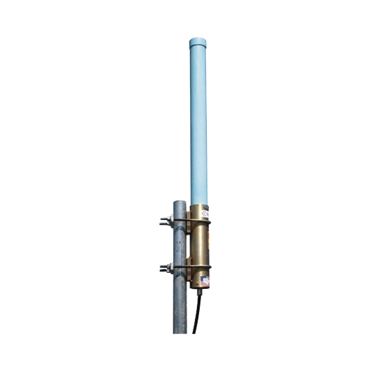 ANT850F-6 - Antena Base Omnidireccional de Fibra de Vidrio, 806-896MHz, 6dB, 90 MHz Ancho de Banda, 500 Watt, N Hembra, Incluye ANTC-482.