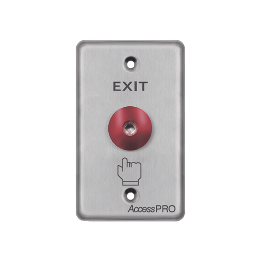 APBRRLC Botón tipo Hongo / Redondo Color Rojo con LED / Estético / NO y COM