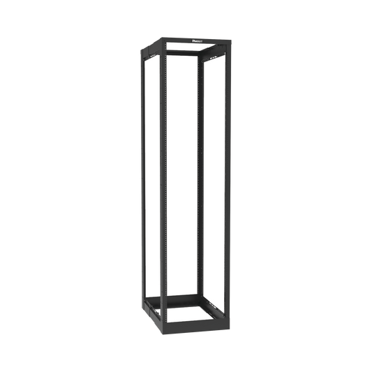 AR4P - Rack de Cuatro Postes Estándar de 19", Rieles Roscados #12-24, Profundidad Ajustable de 23 a 42 in, 45 Unidades de Rack, Color Negro