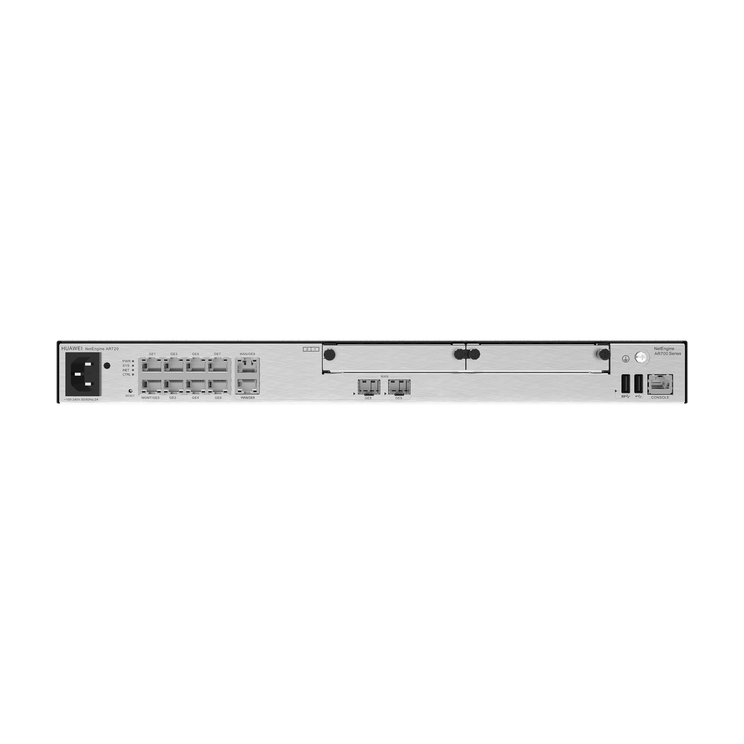 AR720 - Router Empresarial / 2 puertos 10/100/1000 Mbps combo 2 puerto SFP (WAN) / 8 puerto 10/100/1000 Mbps(WAN/LAN) / Rendimiento 4 Gbps / VPN / Balanceo de Cargas / Hasta 700 Clientes / Administración Nube Gratis