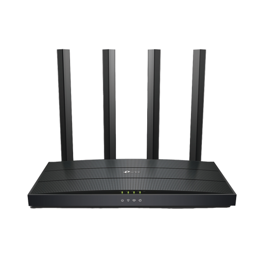 ARCHERAX12 - Router WiFi 6 AX 1500Mbps / MU-MIMO 2X2 y OFDMA / 1 Puerto WAN 10/100/1000 Mbps / 3 Puertos LAN 10/100/1000 Mbps / 4 Antenas / Conexión Inalámbrica OneMesh
